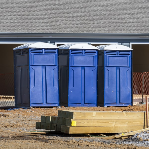 are there any restrictions on where i can place the porta potties during my rental period in East Canaan CT